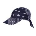 thumbnail image 3 of para cabeza, bandana, gorro con visera, regalo, gorra con visera para el sol, ideal para ir de , montar o al libre. Azul marino, 3 of 8