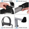 thumbnail image 4 of Node Fitness Foldable Under Desk Exercise Bike Portable Arm and Leg Pedal Exerciser, 4 of 5