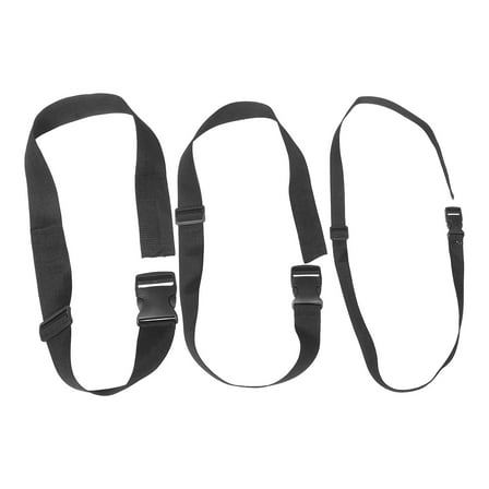 Pawsdot 3pcs Adjustable Fanny Pack Extender Strap Belt Bag with Chest Bag Extender (Length: 1m Width: 2cm 3.8cm 5cm)