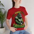 thumbnail image 5 of Gorillas Lover Unisex T-Shirt, Just A Nanny Who Loves Gorilla, 5 of 7