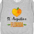 thumbnail image 3 of Inktastic St. Augustine Florida Orange in Heart Toddler Sweatshirt, 3 of 4