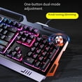 thumbnail image 3 of Unatoiry Wireless Gaming Keyboard Durable Metal Panel Tuned Knob For Dimmed Lighting Keyboard Mechanical black, 3 of 6