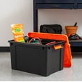 thumbnail image 4 of IRIS 19 Gal Lockable Storage Totes with Lids - Orange Lid, 2Pk, 4 of 8