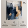 thumbnail image 2 of Navy Beige II Canvas Blue Abstracts by Art Remedy, Gallery Wrapped, 24 x 30, 2 of 7