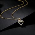 thumbnail image 3 of Collar chapado en oro de 18 k Yashi para mujer con circonitas cúbicas ajustable Regalos para madres, 3 of 5
