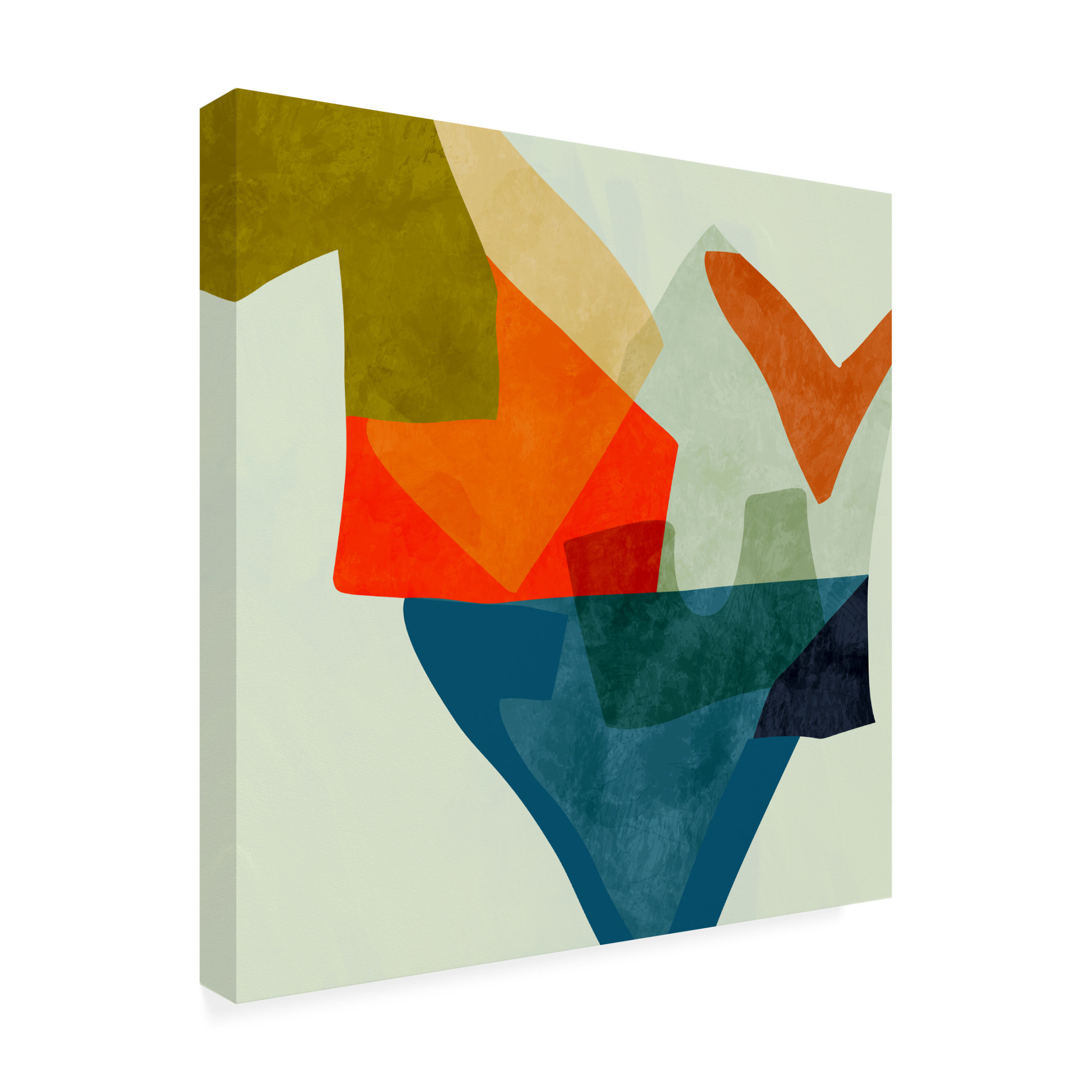 Trademark Fine Art Ana Rut Bre Shapesalines5 Canvas Wall Art