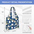 thumbnail image 7 of Wukai Star Penguin Sturdy and Stylish Reusable Canvas Tote Bag: Eco-Friendly, Heavy-Duty Grocery Shopping Bag with Reinforced Handles, 7 of 7