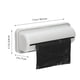 thumbnail image 4 of GOOHOCHY Dispensador de bolsas de basura: Organizador colgante con 2 ganchos - Caja de almacenamiento de pared - Soporte multifuncional para bolsas de basura para cocina y baño, 4 of 7