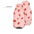 thumbnail image 6 of Yiaed Strawberry Print Car Seat Covers,Universal Auto Seats Protector Fits for Car,SUV Sedan,Truck,Automotive Seat Covers & Accessories(Two packs), 6 of 7