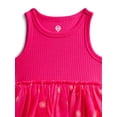 thumbnail image 2 of Wonder Nation Toddler Girls Tank Tutu Dress, Sizes 12M-5T, 2 of 3