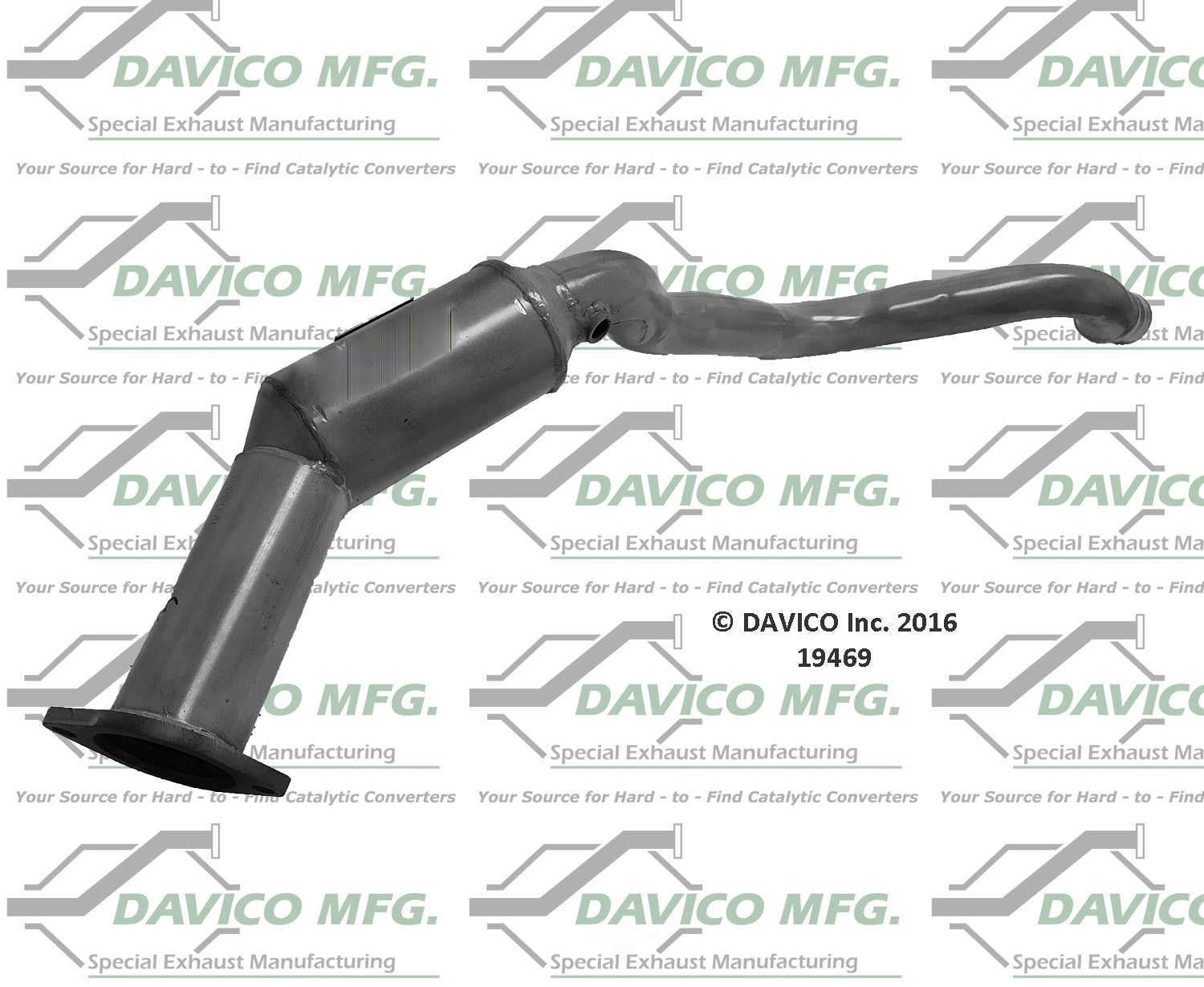 Davico Mfg 19469 Direct-Fit Catalytic Converter