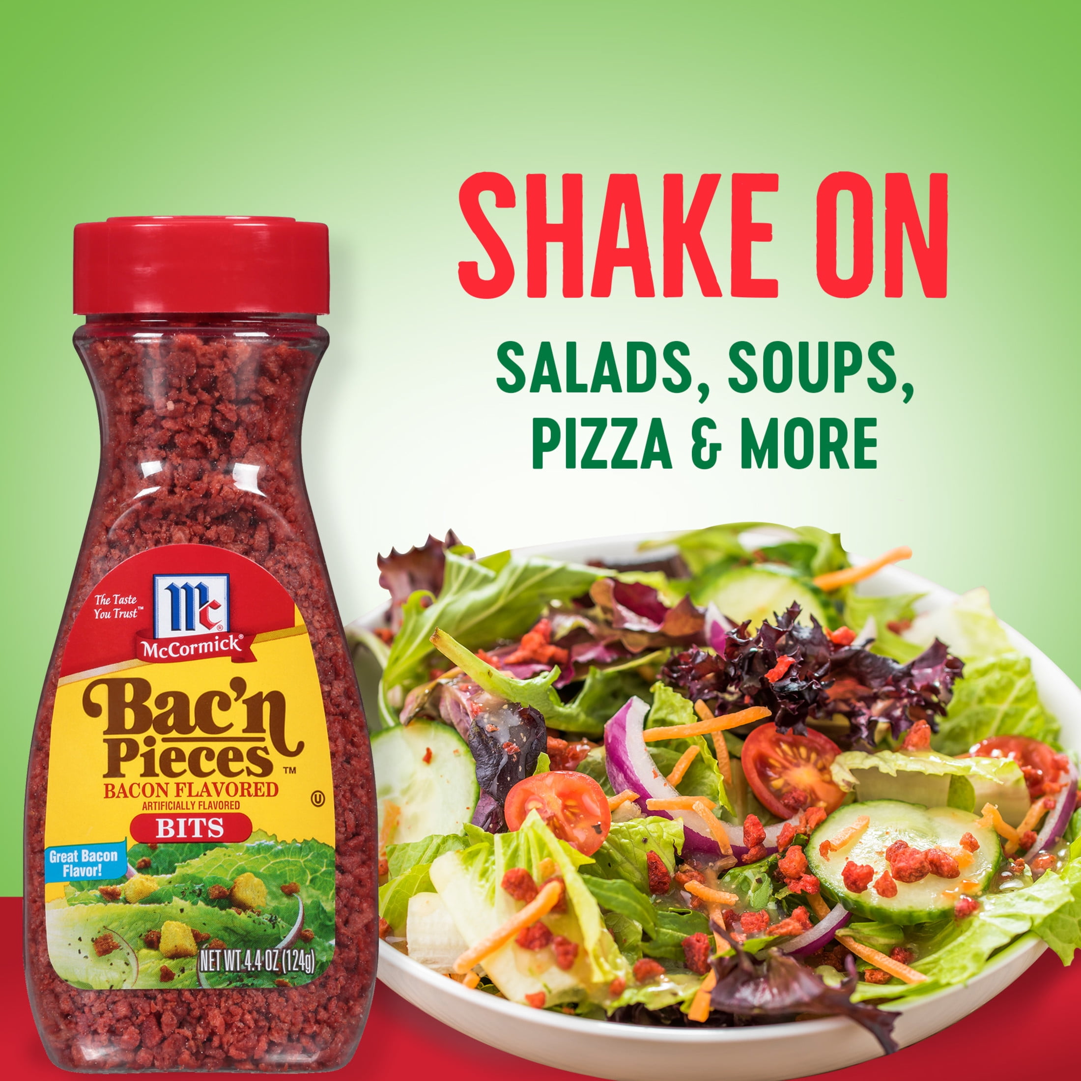 McCormick Kosher Imitation Bacon Bits, 4.4 oz Bottle