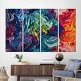 thumbnail image 3 of Oil Painting Print, Different Color Canvas Art, Contemporary Canvas Art, Colorful, Abstract Artwork, Modern Printed Canvas, Colorful Art Canvas, Canvas Wall Decor - White Framed, 3 of 9