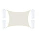 thumbnail image 5 of Toldo de vela de sombra para exteriores, toldo para patio con cuerdas, cubierta de sombra para acampar, cochera, terraza, jardín exterior Beige, 5 of 9