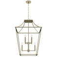 thumbnail image 2 of Hunter - Laurel Ridge 8-light Alturas Gold, Large Pendant Light, Dimmable, Formal Style, Lantern Shaped, for Bedrooms, Dining, Living Rooms - 19873, 2 of 6