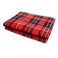 thumbnail image 2 of JML Fleece Throw Blanket Soft Cozy Plush Nap Blanket,50"x60", Red & Black Plaid, 2 of 6