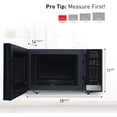 thumbnail image 4 of Panasonic NN-SB458S Compact Microwave, 0.9 cft, Stainless Steel, 4 of 9