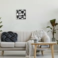 thumbnail image 3 of Stupell Industries Black & White Arch Pattern Abstract Painting Gray Framed Art Print Wall Art, 12 x 12, 3 of 9