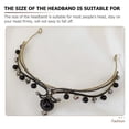thumbnail image 2 of KAKOWELY Tiaras Negras De Metal Con Rhinestone Para Mujer Delicada Para Vestido Formal, 2 of 6