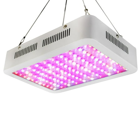 Ktaxon 1200w Double Chips Full Specturm Led Grow Light for Greenhouse and Indoor Plant Flowering Growing (10w