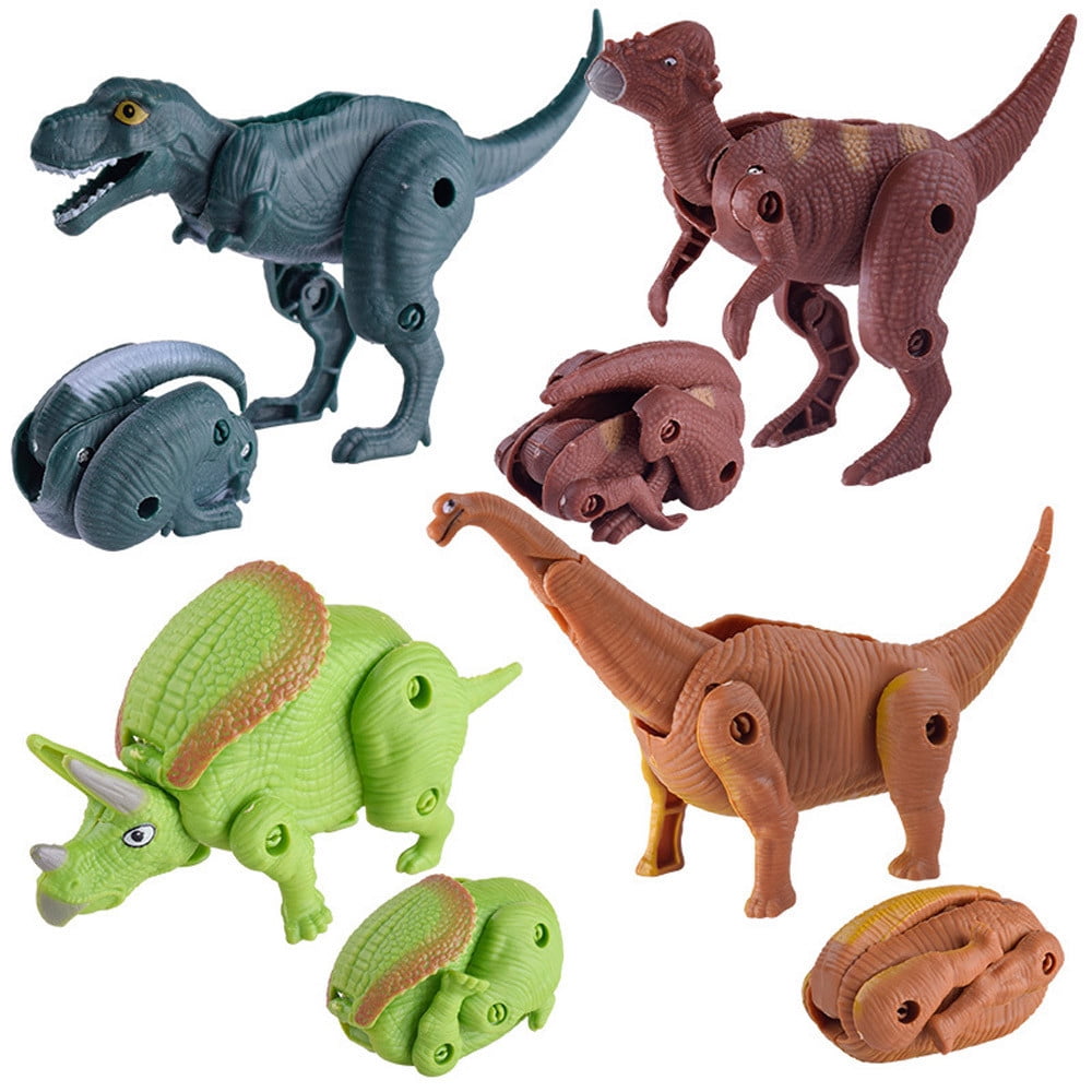 Flexible Simulation Dinosaur Toy Model Deformed Dinosaur Egg Collection For Kids 