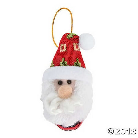 - Santa Jingle Bell Ornaments