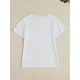 thumbnail image 3 of Camiseta de Verano para Mujer Suave Cuello RedondoValentine's Day Women's Floral Print T-Shirt - Casual Crew Neck Short Sleeve Top, Lightweight PolyesCamisetas de verano para mujer, manga corta, cue, 3 of 7