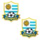thumbnail image 1 of Parche Levviye 2026 Copa Mundial de Fútbol Uruguay 2 piezas para planchar, 1 of 7