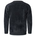 thumbnail image 4 of Vedolay Sweaters for Young Men Plus Size Plush Sweater Pockets Outerwear Buttons Sweater Top Dark Gray,L, 4 of 5