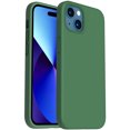 thumbnail image 1 of Entronix Funda de Silicona para iPhone 15, Suave Al Tacto, Antiarañazos y Antigolpes, Color Verde, 1 of 7
