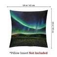 thumbnail image 4 of PIKWEEK Aurora Borealis Pillowcase Night Starry Sky Northern Lights Glitter Colorful Cosmic Stars Pillow Decorative Throw Cushion Cover for Home Couch Bed Multiple specifications Set of 2&nbsp; White, 4 of 7