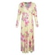 thumbnail image 1 of cruzado bohemio con cuello en mujer con estampado floral 2XL, 1 of 9