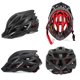 thumbnail image 3 of Casco de ciclismo Lixada HT-10 con 22 ventilaciones, ajuste personalizado y visera extraíble - Negro mate ultraligero para máxima protección y comodidad., 3 of 6