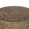 thumbnail image 6 of Kouboo Rattan Stool & Side Table, Handcrafted Boho Décor, Coffee Table Multi-Functional Furniture for Living Room, Bedroom, Outdoor Ottomans for Garden, White Wash, 6 of 6