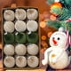 thumbnail image 4 of Decoración colgante para árbol de Navidad Wdftyju 15 Uds bolas navideñas terciopelo 8cm verde, 4 of 8