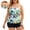 A-Leaf Print(New), variant on Women's Plus Size Tankini Top Only Loose Fit Blouson Bathing Suit Top Size L