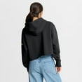 thumbnail image 2 of Women's Fanatics Black Cincinnati Bengals Oversized Hometown Heritage Cropped Hoodie, 2 of 5