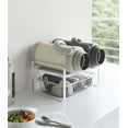 thumbnail image 5 of Yamazaki Home Expandable Kitchen Riser, White, Steel, Small, Expandable, 5 of 7