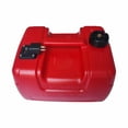 thumbnail image 1 of ACA Portable Fuel Tank 12L/3 Gallon For Marine Outboard Engine Red Rectangular Fuel Tank With Handle, 1 of 3