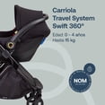 thumbnail image 2 of Carriola para bebe y Portabebe para auto - Asiento Giratorio 360º - Hasta 4 Años o 15 kg, 2 of 10