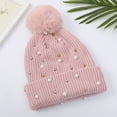 thumbnail image 6 of Yokua Pearl Pompom Knitted Hat Woolen Hat Beanie Hat Thicken Gift for Xmas Halloween, 6 of 20