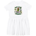 thumbnail image 3 of Inktastic Just a Girl Who Loves Pickles Girls Toddler Dress, 3 of 5