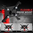 thumbnail image 3 of DNA Motoring Engine Motor Stand, 360 Degree Rotating, 1000Lb Capacity, 4 Casters, 4 Adjustable Arms, 3 of 7