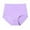 Purple, variant on Women Underwear Briefs Fashion Basic Elastic Comfortable Solid Color cotton Panties