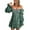 Green Dress for Women, variant on Women's Mini A Line Babydoll Dress Floral Boho Winter Trendy Holiday Long Sleeve Autumn Dresses Hawaiian Tropics Elegant Beach Tiered Off Shoulder Beige XL