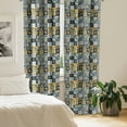 thumbnail image 2 of Ambesonne Butterfly Curtains, Butterfly Heart Retro, Pair of 28"x95", Multicolor, 2 of 5