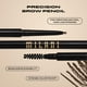 thumbnail image 3 of Lápiz de cejas Milani Precision Ebony, 3 of 7