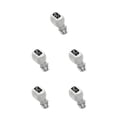 thumbnail image 1 of Matsuzay 1 pieza auricular inalámbrico portátil 100 mAh IPX5 impermeable recargable potencia pantalla auricular comunicación auricular blanco Type2 NO2, 1 of 6