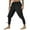 Black, variant on Men's Casual Comfort Wear Leggings with Waist for Everyday Wear Gothic Style Slacks Versatile Men’s Bottoms Breathable and Black XXL