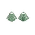 thumbnail image 2 of Cenuakty Baby Girl 2 Piece Outfit Adorable Flower Decor Long Sleeve Square Neck Tulle Romper Dress and Headband Set, 2 of 9